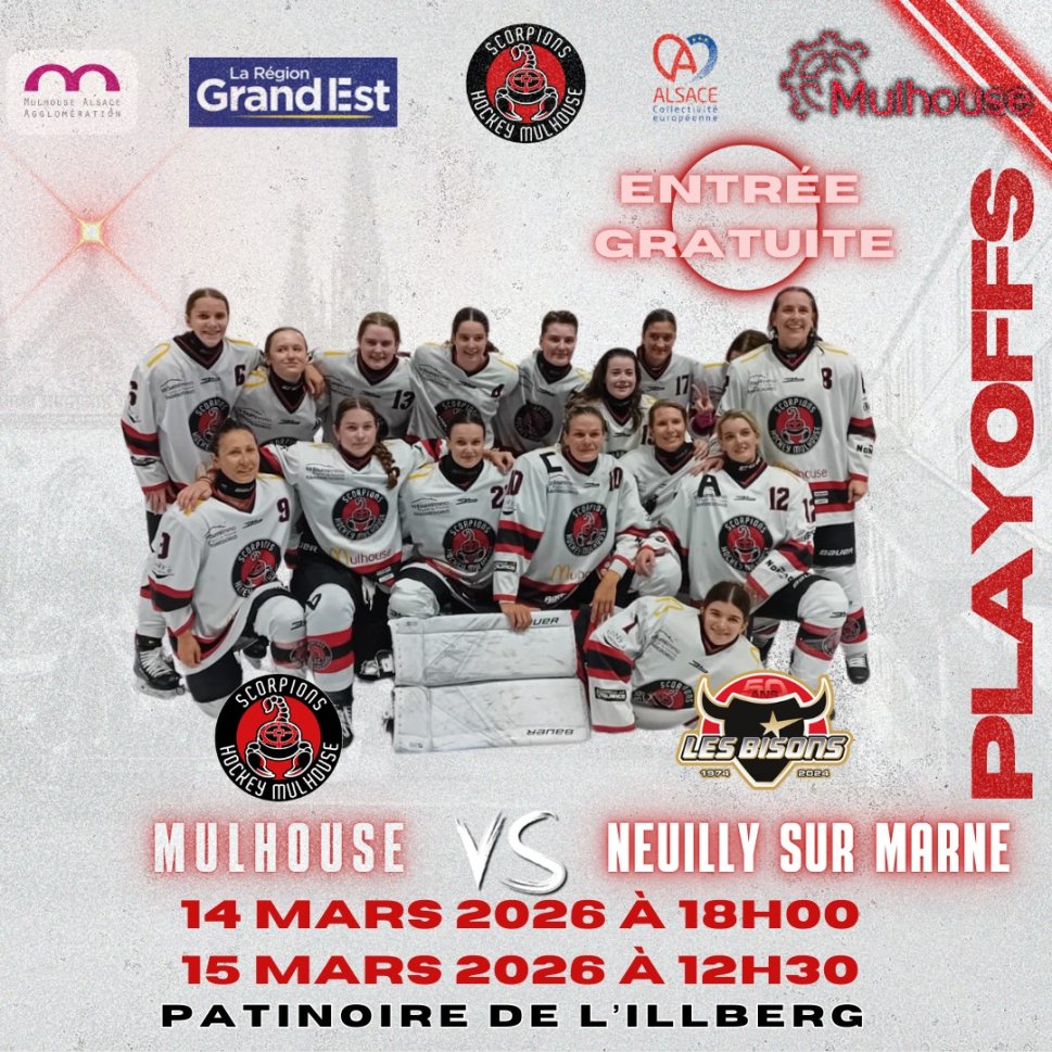 🦂🔥 Début des Playoffs pour nos Scorpionnes ! 🔥🦂