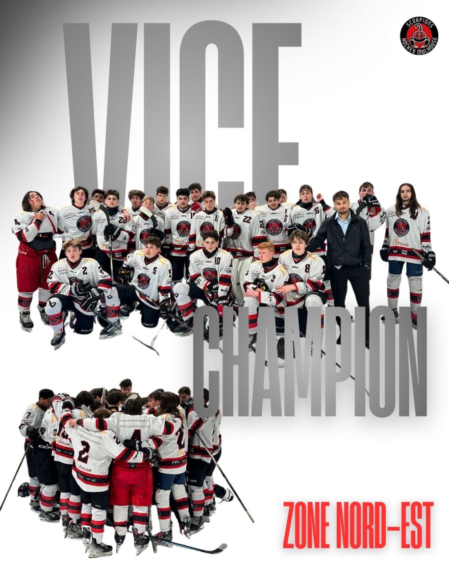 U18 v𝗶𝗰𝗲-𝗰𝗵𝗮𝗺𝗽𝗶𝗼𝗻𝘀 𝗱𝗲 𝗹𝗮 𝘇𝗼𝗻𝗲 𝗡𝗼𝗿𝗱-𝗘𝘀𝘁